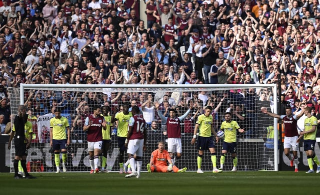 Soccer Football - Premier League - West Ham United v Southampton - London Stadium, London, Britain - April 19, 2025 West Ham United's Niclas Fullkrug reacts after scoring a goal that was later disallowed REUTERS/Tony O Brien EDITORIAL USE ONLY. NO USE WITH UNAUTHORIZED AUDIO, VIDEO, DATA, FIXTURE LISTS, CLUB/LEAGUE LOGOS OR 'LIVE' SERVICES. ONLINE IN-MATCH USE LIMITED TO 120 IMAGES, NO VIDEO EMULATION. NO USE IN BETTING, GAMES OR SINGLE CLUB/LEAGUE/PLAYER PUBLICATIONS. PLEASE CONTACT YOUR ACCOUNT REPRESENTATIVE FOR FURTHER DETAILS..
