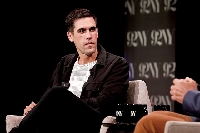Ryan Holiday attends a conversation with Arnold Schwarzenegger at 92nd Street Y on October 10, 2023 in New York City. (Photo by Dominik Bindl/Getty Images)