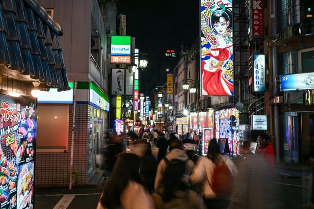 Anecdotal evidence collected by AFP suggests that increasing numbers of foreign men are flocking to Kabukicho after seeing videos on social media