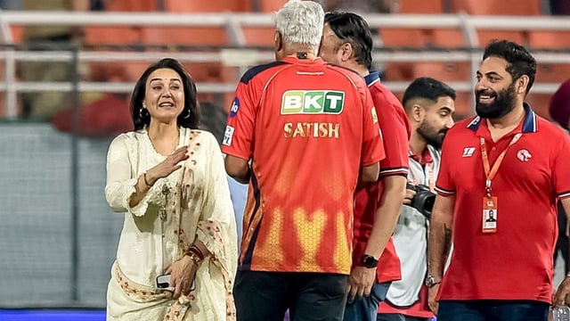 Preity Zinta is the co-owner of Punjab Kings. (AFP)