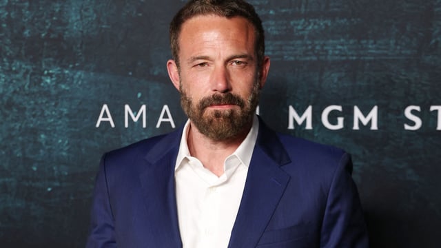 US actor Ben Affleck at the Amazon MGM Studios The Accountant 2 premiere at the TCL Chinese Theatre in Hollywood, California.