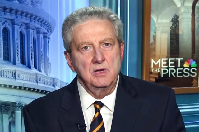 Sen. John Kennedy, R-La., on NBC News' "Meet the Press" on April 20, 2025.