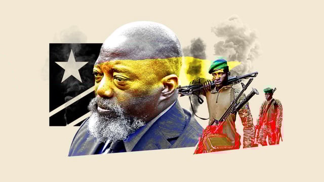 Joseph Kabila, left, the former president of the Democratic Republic of Congo, was forced from power in 2019