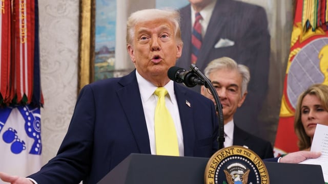 Trump posted a fiery message on Easter Sunday