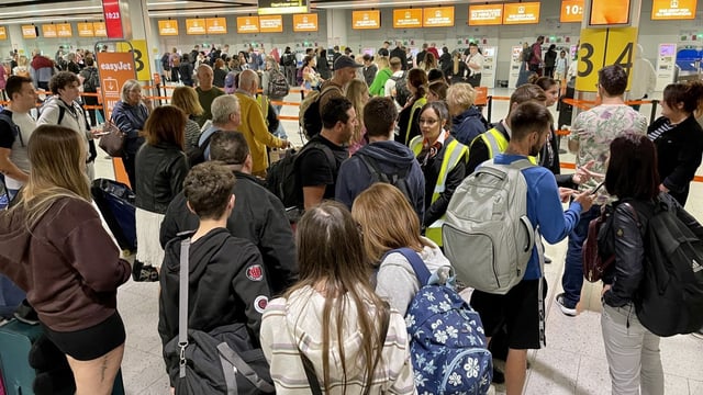 In September more than 100 flights were cancelled and more delayed because of staff problems