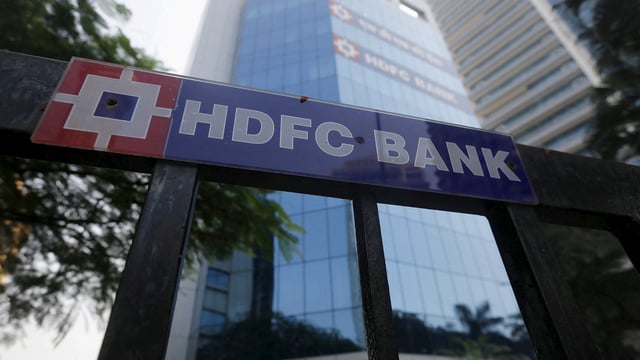 Shares of HDFC Bank climbed more than 2% on Monday, hitting a one-year high of ₹1,950 on both the BSE and NSE.