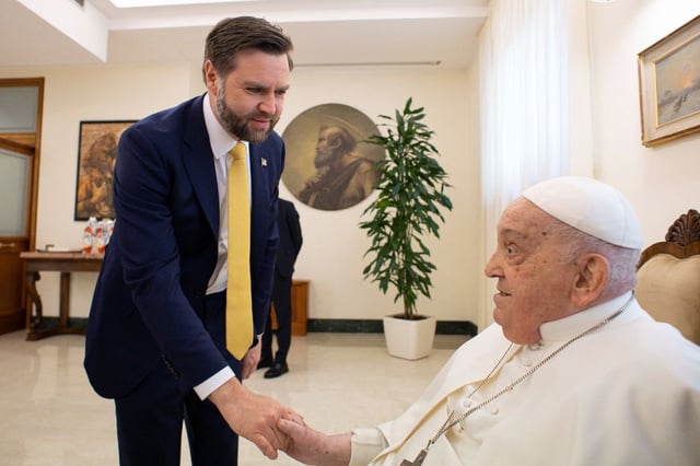 The vice president described meeting the pontiff as an &#34;honor&#34; and &#34;an incredible experience.&#34;