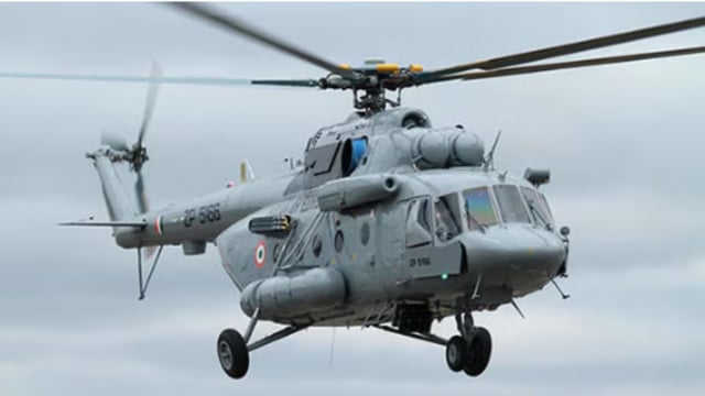 IAF officials rushed to the spot and started an investigation.