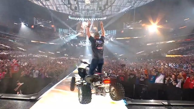 wrestlemania 41 steve austin on an atv