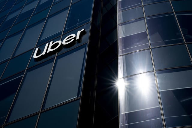 Uber headquarters in San Francisco on July 23, 2024.