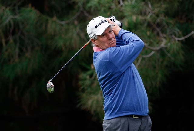 Jay Siegel hits a shot during the final round of the Toshiba Classic at the Newport Beach Country Club on March 8, 2009 in Newport Beach, California.