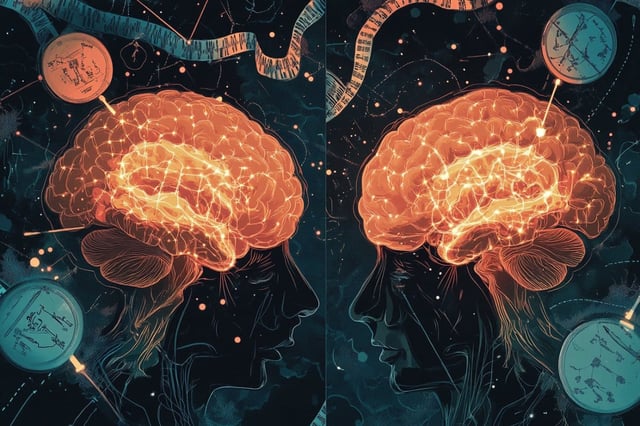 These earlier life associations, provide a baseline for predicting long term trajectories of cognitive decline. Credit: Neuroscience News