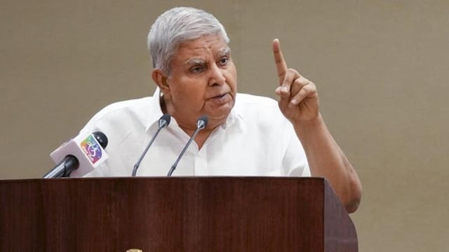Vice President Jagdeep Dhankhar. (PTI file)