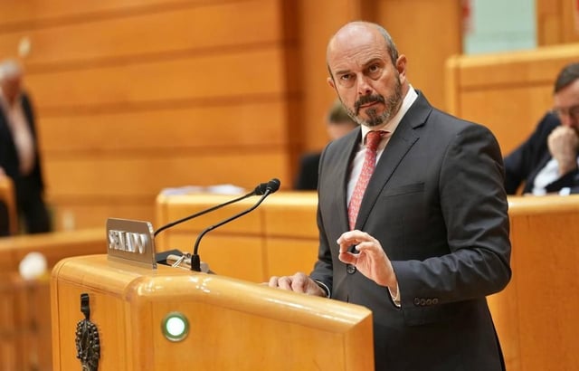 Pedro Rollán en el Senado.
