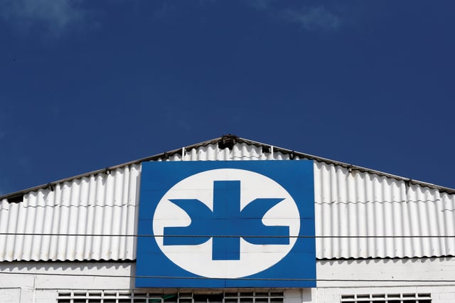 The logo of Kimberly-Clark is seen in Maracay, Venezuela, July 10, 2016. REUTERS/Carlos Jasso/File Photo