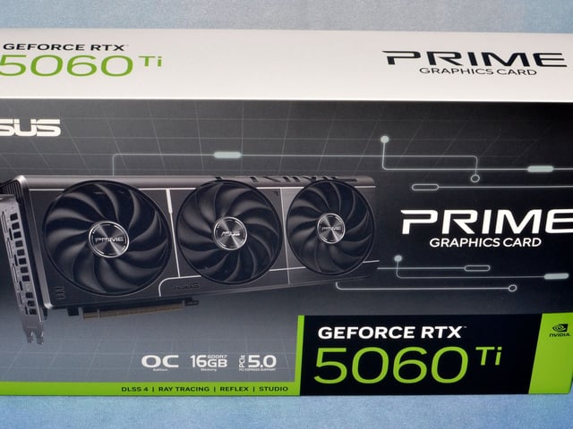 Nvidia GeForce RTX 5060 Ti 16GB card photos