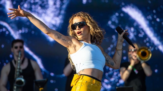 Rita Ora performed at the Mighty Hoopla festival in Brockwell Park last year
