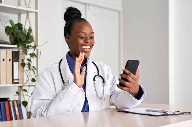 Virtual doctor visits may be beneficial for fighting climate change. (Ground Picture/Shutterstock)