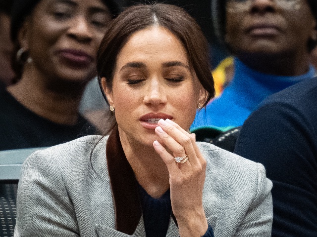 The Duchess of Sussex during the Wheelchair Basketball in the Vancouver Convention Centre (VCC) during the 2025 Invictus Games in Vancouver, Canada. Picture date: Sunday February 9, 2025. (Photo by Aaron Chown/PA Images via Getty Images)