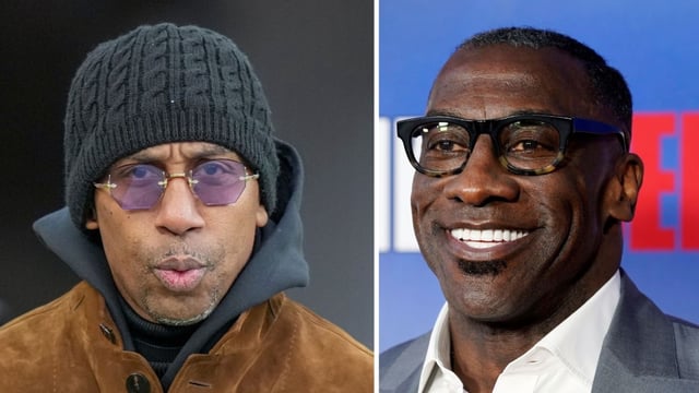 Stephen A. Smith says he is ‘rooting for’ Shannon Sharpe after rape allegations (AP Photo/Stephanie Scarbrough, File, AP Photo/Chris Pizzello, File)