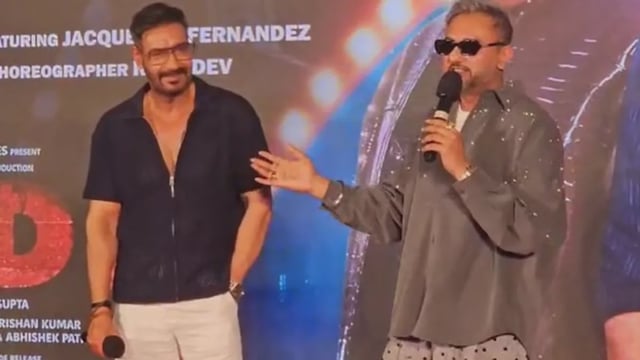 Honey Singh reveals what Ajay Devgn did after he got 4 hours late on 'Singham Returns' sets (photo:IANS)