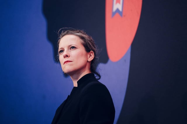 Lucie Castets à l'Université d'été du PS à Blois, le 30 août 2024.