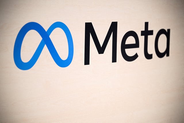 A Meta logo is pictured at a trade fair in Hannover Messe, in Hanover, Germany, April 22, 2024. REUTERS/Annegret Hilse//File Photo