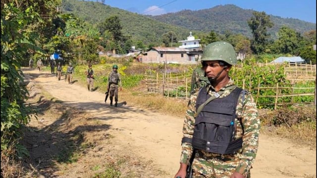 Police said that the arson attack occurred approximately 80 kilometers east of Chassad police station, near the Indo-Myanmar border, and whether there are casualties during the incident is yet to be confirmed. (Representational image)