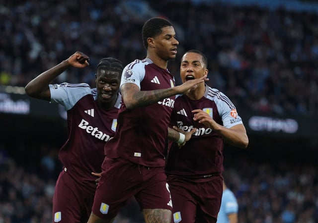Marcus Rashford scored for Aston Villa at Manchester City (Photo: Reuters)