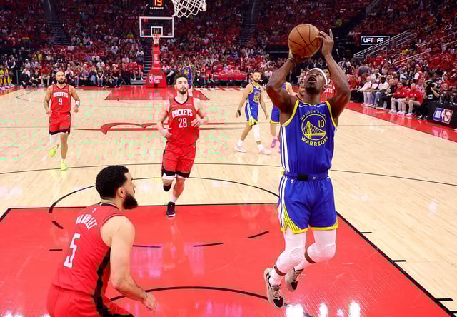 Jimmy Butler and the Warriors are road underdogs in Game 2 against the Rockets on Wednesday night in Houston.
