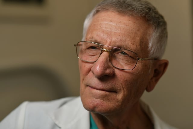 Dr. Warren Hern, of the  Boulder Abortion Clinic, on October 3, 2019. (Photo by Hyoung Chang/The Denver Post)