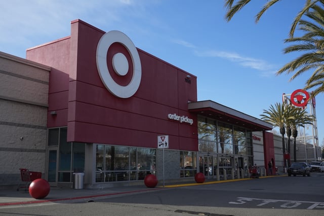FILE - A Target store in Emeryville, Calif., Friday, Feb. 28, 2025. (AP Photo/Godofredo A. Vásquez)
