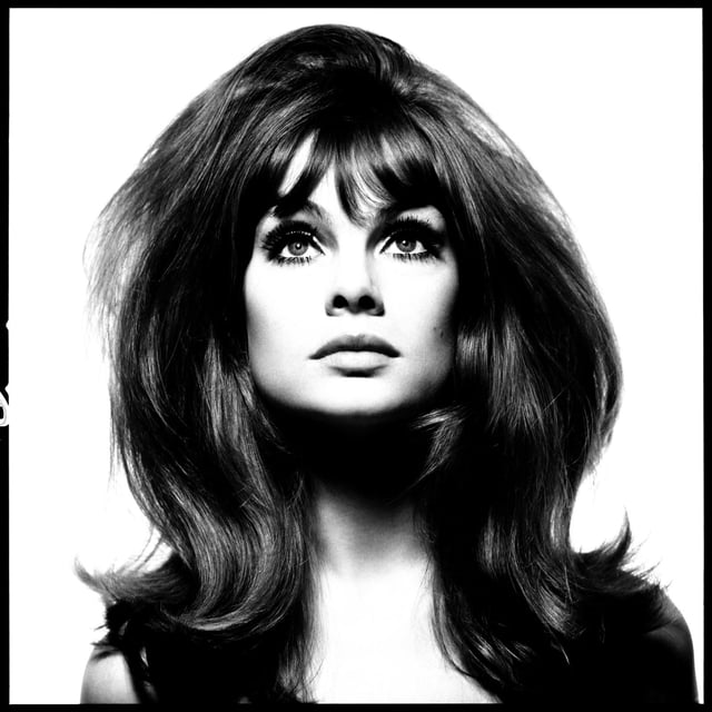 Foto de Jean Shrimpton en 1965 tomada por David Bailey