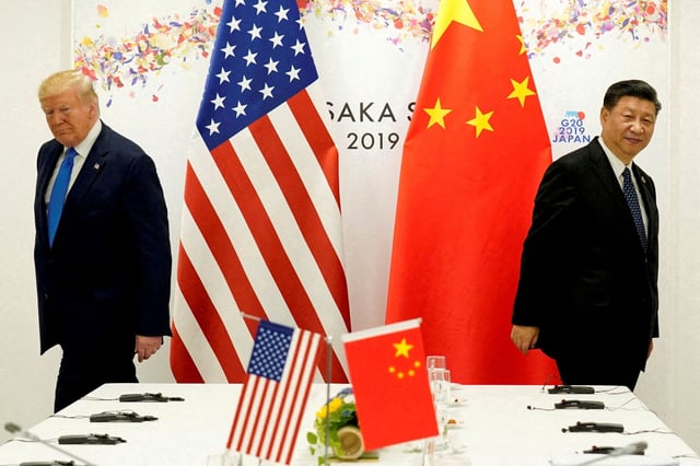 El presidente Donald Trump asiste a una reunión bilateral con el presidente de China, Xi Jinping, durante la cumbre de líderes del G20 en Osaka, Japón, el 29 de junio de 2019.