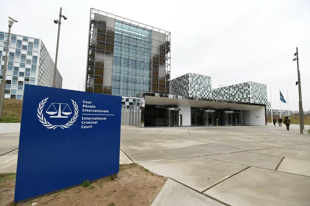 The International Criminal Court building is seen in The Hague, Netherlands, January 16, 2019. REUTERS/Piroschka van de Wouw/File photo