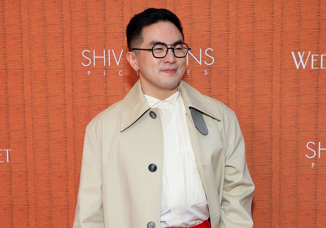 Bowen Yang at the Los Angeles premiere of "The Wedding Banquet" on April 14.