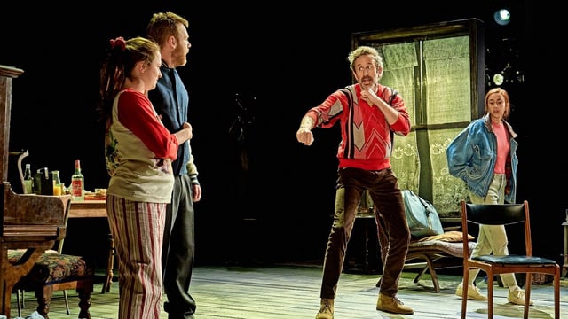Chris O’Dowd, second from right, as Dermot in The Brightening Air