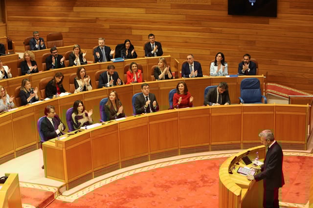 Primera jornada del debate sobre el estado de la autonomía en el Parlamento de Galicia.