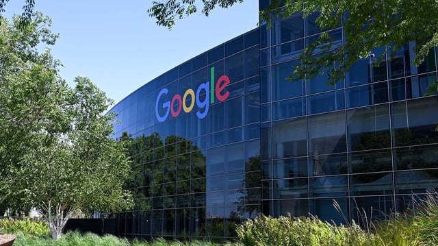 Google Firmensitz in Mountain View, Kalifornien