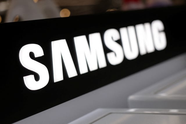 A Samsung logo is displayed in a supermarket in Sarajevo, Bosnia and Herzegovina, October 29, 2024. REUTERS/Dado Ruvic