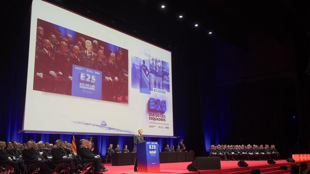 El comisario jefe de Mossos en el Dia de les Esquadres