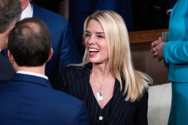 Attorney General Pamela Bondi.