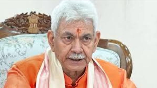 J&K lieutenant governor Manoj Sinha (File)