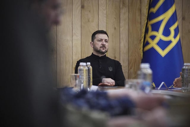 El presidente de Ucrania, Volodimir Zelenski.
