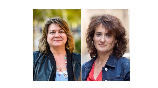 Creu Camacho y Eva Baró.