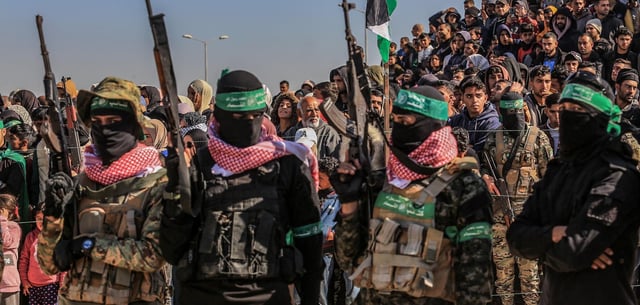 Kämpfer des militärischen Flügels der Hamas