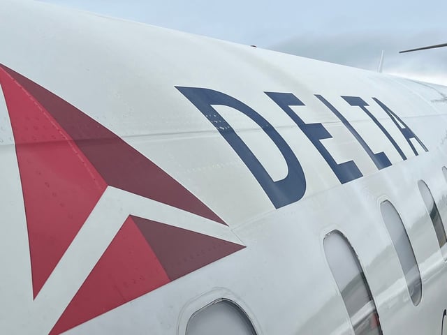 A Delta plane is seen in this file photo from July 24, 2024.