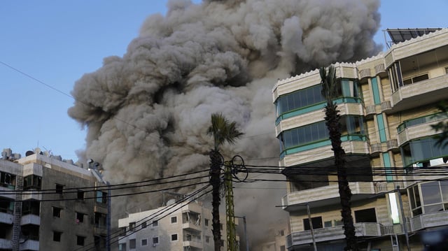 Zerstörungen nach dem israelischen Angriff auf Beirut