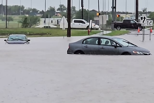 Heavy rain in Southwest Oklahoma has prompted severe flooding in the area on April 26, 2025.