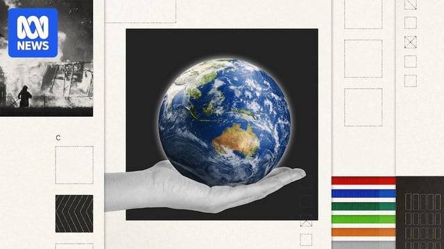 An illustration of climate change for the Australian Federal Election 2025.